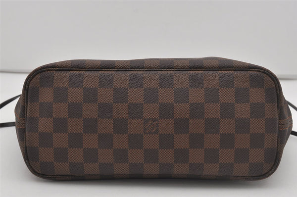Authentic Louis Vuitton Damier Neverfull PM Shoulder Tote Bag N51109 LV 5714I