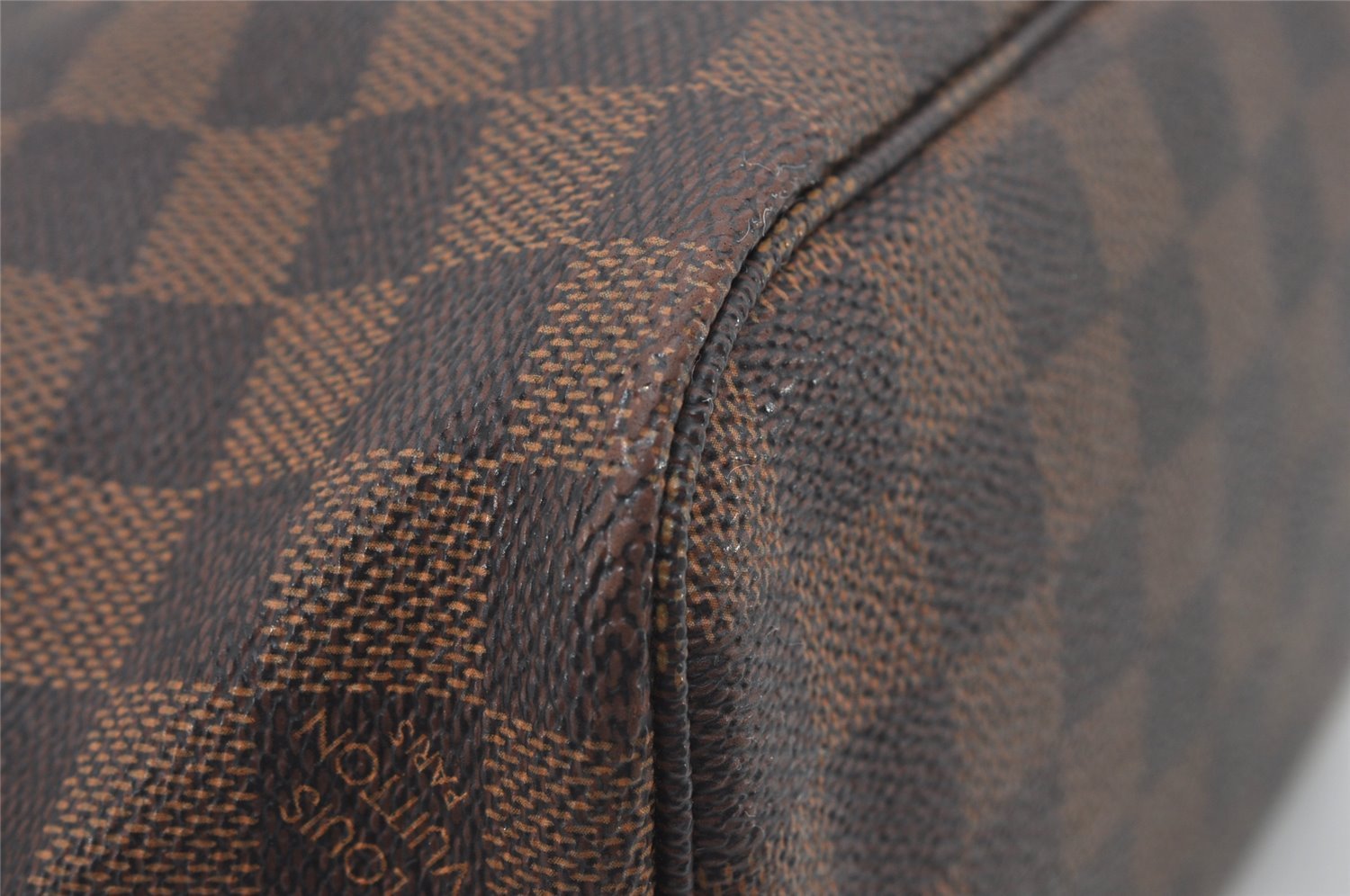 Authentic Louis Vuitton Damier Neverfull PM Shoulder Tote Bag N51109 LV 5714I