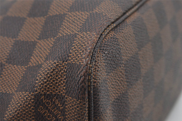Authentic Louis Vuitton Damier Neverfull PM Shoulder Tote Bag N51109 LV 5714I