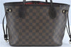 Authentic Louis Vuitton Damier Neverfull PM Shoulder Tote Bag N51109 LV 5862C