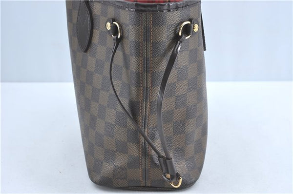 Authentic Louis Vuitton Damier Neverfull PM Shoulder Tote Bag N51109 LV 5862C