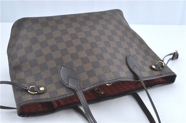 Authentic Louis Vuitton Damier Neverfull PM Shoulder Tote Bag N51109 LV 5862C