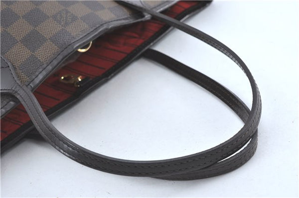 Authentic Louis Vuitton Damier Neverfull PM Shoulder Tote Bag N51109 LV 5862C