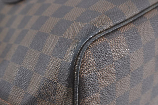 Authentic Louis Vuitton Damier Neverfull PM Shoulder Tote Bag N51109 LV 5862C