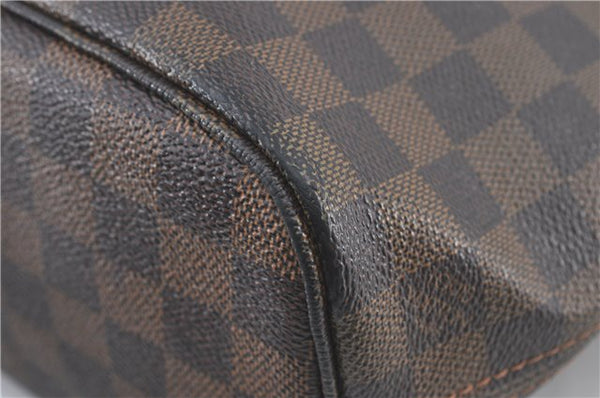 Authentic Louis Vuitton Damier Neverfull PM Shoulder Tote Bag N51109 LV 5862C