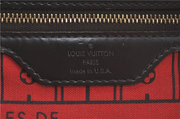 Authentic Louis Vuitton Damier Neverfull PM Shoulder Tote Bag N51109 LV 5862C