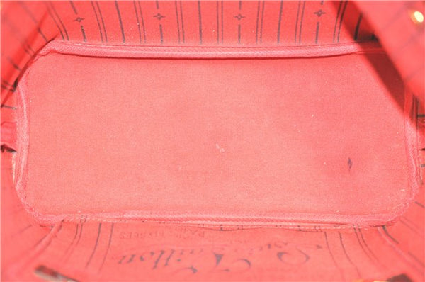 Authentic Louis Vuitton Damier Neverfull PM Shoulder Tote Bag N51109 LV 5862C