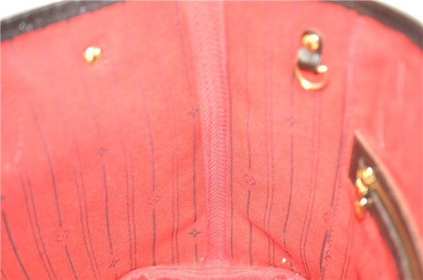 Authentic Louis Vuitton Damier Neverfull PM Shoulder Tote Bag N51109 LV 5862C