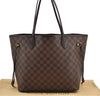 Authentic Louis Vuitton Damier Neverfull MM Shoulder Tote Bag N51105 LV 5895I