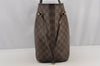 Authentic Louis Vuitton Damier Neverfull MM Shoulder Tote Bag N51105 LV 5895I