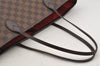 Authentic Louis Vuitton Damier Neverfull MM Shoulder Tote Bag N51105 LV 5895I