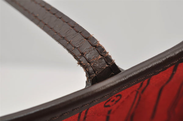 Authentic Louis Vuitton Damier Neverfull MM Shoulder Tote Bag N51105 LV 5895I