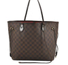 Authentic Louis Vuitton Damier Neverfull MM Shoulder Tote Bag N51105 Junk 6029I