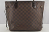 Authentic Louis Vuitton Damier Neverfull MM Shoulder Tote Bag N51105 Junk 6029I