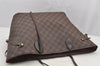 Authentic Louis Vuitton Damier Neverfull MM Shoulder Tote Bag N51105 Junk 6029I
