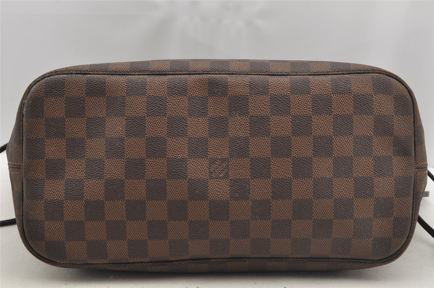 Authentic Louis Vuitton Damier Neverfull MM Shoulder Tote Bag N51105 Junk 6029I