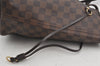 Authentic Louis Vuitton Damier Neverfull MM Shoulder Tote Bag N51105 Junk 6029I