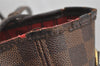 Authentic Louis Vuitton Damier Neverfull MM Shoulder Tote Bag N51105 Junk 6029I
