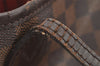Authentic Louis Vuitton Damier Neverfull MM Shoulder Tote Bag N51105 Junk 6029I