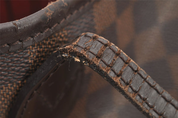 Authentic Louis Vuitton Damier Neverfull MM Shoulder Tote Bag N51105 Junk 6029I