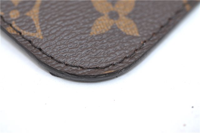 Authentic Louis Vuitton Monogram Neverfull Pouch Purse Clutch Bag Yellow 6090E