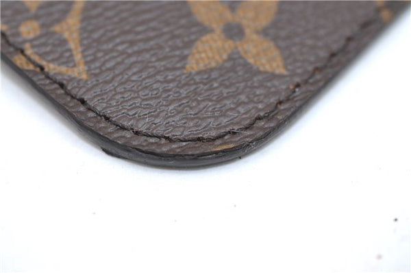 Authentic Louis Vuitton Monogram Neverfull Pouch Purse Clutch Bag Yellow 6090E