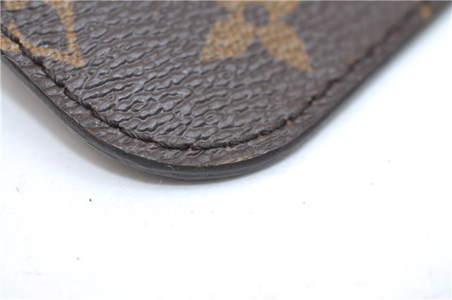 Authentic Louis Vuitton Monogram Neverfull Pouch Purse Clutch Bag Yellow 6090E