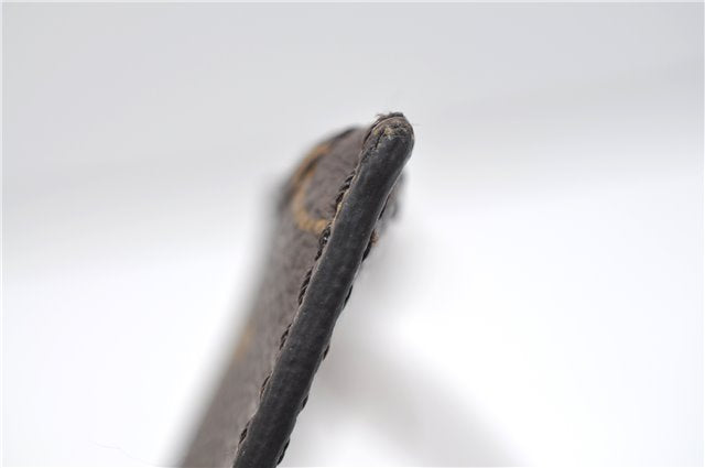 Authentic Louis Vuitton Monogram Neverfull Pouch Purse Clutch Bag Yellow 6090E