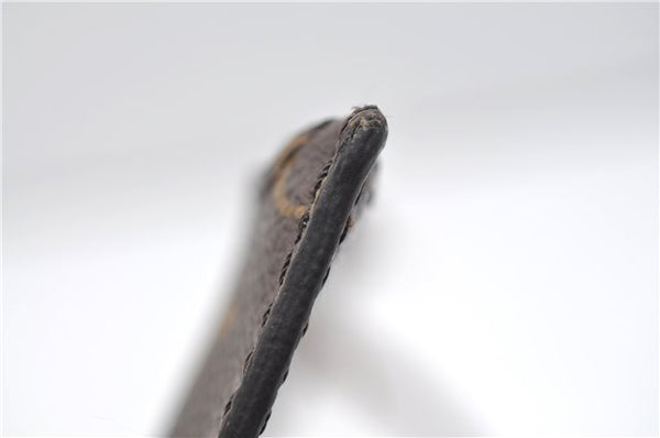 Authentic Louis Vuitton Monogram Neverfull Pouch Purse Clutch Bag Yellow 6090E