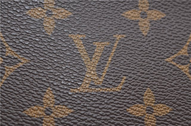 Authentic Louis Vuitton Monogram Neverfull Pouch Purse Clutch Bag Yellow 6090E