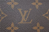 Authentic Louis Vuitton Monogram Neverfull Pouch Purse Clutch Bag Yellow 6090E