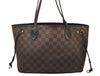 Authentic Louis Vuitton Damier Neverfull PM Shoulder Tote Bag N51109 LV 6148I