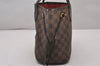 Authentic Louis Vuitton Damier Neverfull PM Shoulder Tote Bag N51109 LV 6148I