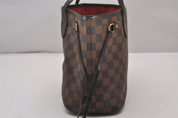 Authentic Louis Vuitton Damier Neverfull PM Shoulder Tote Bag N51109 LV 6148I