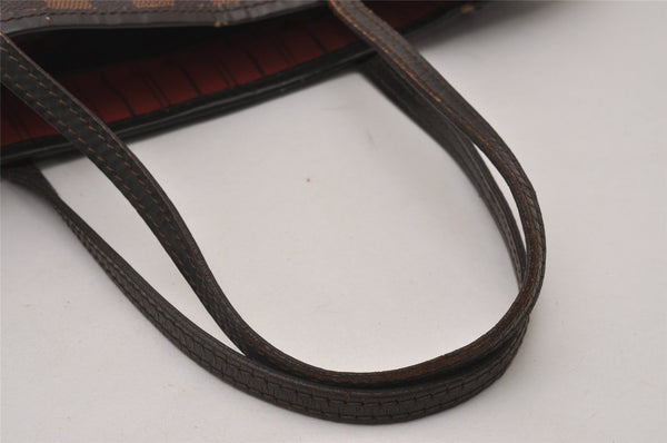 Authentic Louis Vuitton Damier Neverfull PM Shoulder Tote Bag N51109 LV 6148I