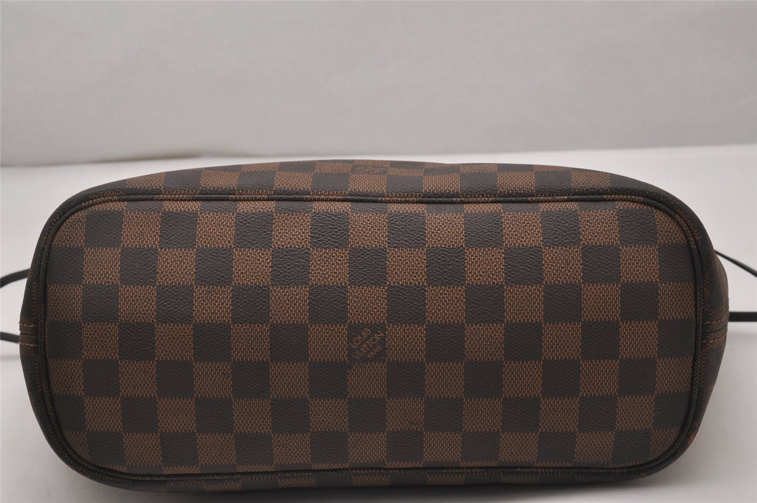 Authentic Louis Vuitton Damier Neverfull PM Shoulder Tote Bag N51109 LV 6148I
