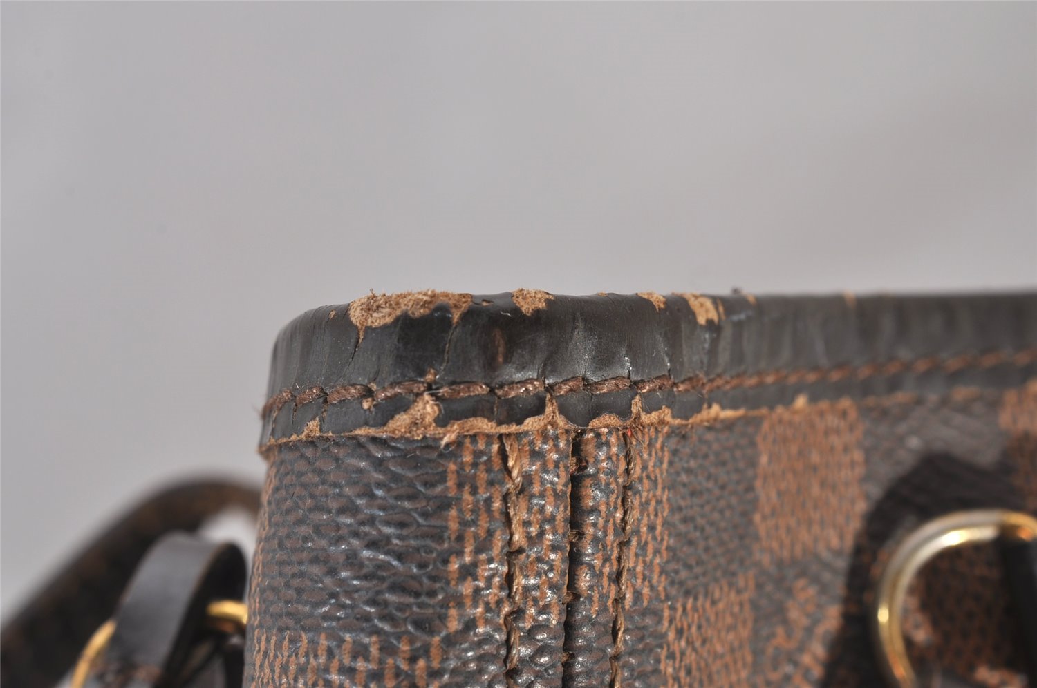 Authentic Louis Vuitton Damier Neverfull PM Shoulder Tote Bag N51109 LV 6148I