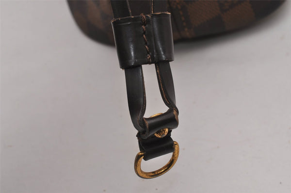 Authentic Louis Vuitton Damier Neverfull PM Shoulder Tote Bag N51109 LV 6148I