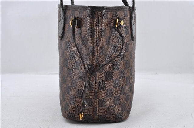 Authentic Louis Vuitton Damier Neverfull PM Shoulder Tote Bag N51109 LV 6170E