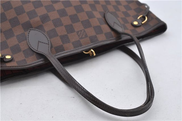 Authentic Louis Vuitton Damier Neverfull PM Shoulder Tote Bag N51109 LV 6170E