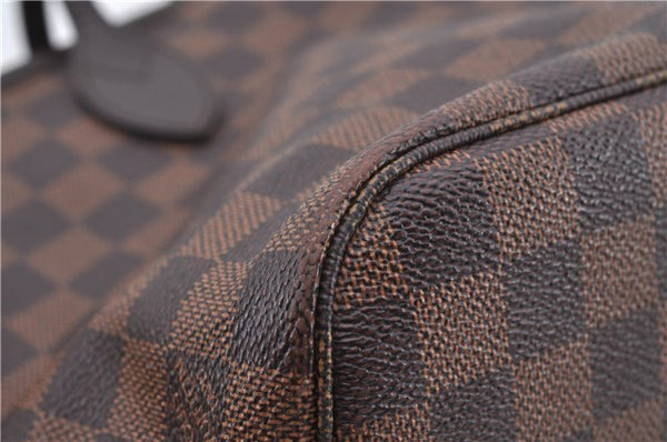 Authentic Louis Vuitton Damier Neverfull PM Shoulder Tote Bag N51109 LV 6170E