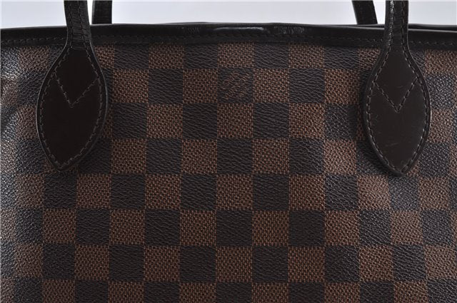 Authentic Louis Vuitton Damier Neverfull PM Shoulder Tote Bag N51109 LV 6170E