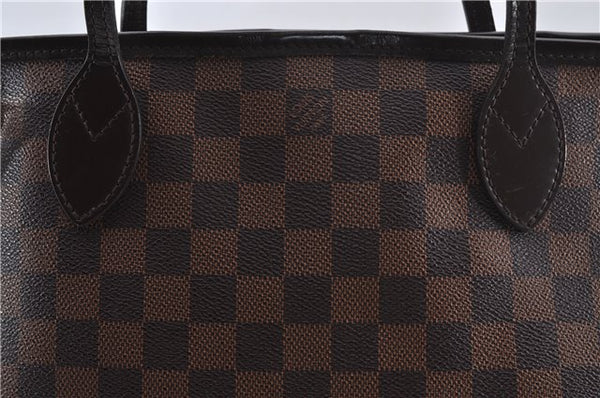 Authentic Louis Vuitton Damier Neverfull PM Shoulder Tote Bag N51109 LV 6170E