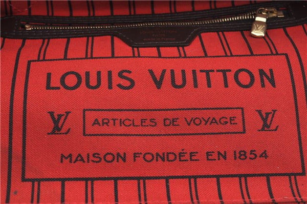 Authentic Louis Vuitton Damier Neverfull PM Shoulder Tote Bag N51109 LV 6170E