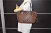 Authentic Louis Vuitton Damier Neverfull PM Shoulder Tote Bag N51109 LV 6170E