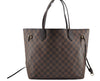 Authentic Louis Vuitton Damier Neverfull MM Shoulder Tote Bag N51105 LV 6185I
