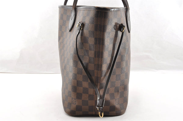 Authentic Louis Vuitton Damier Neverfull MM Shoulder Tote Bag N51105 LV 6185I