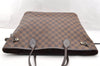Authentic Louis Vuitton Damier Neverfull MM Shoulder Tote Bag N51105 LV 6185I
