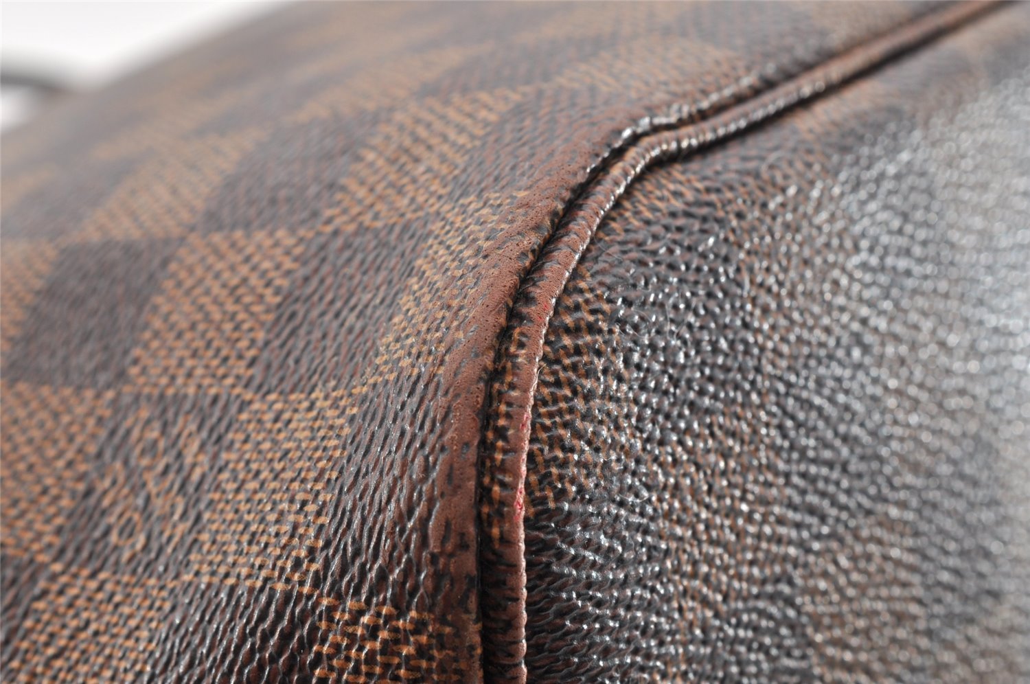 Authentic Louis Vuitton Damier Neverfull MM Shoulder Tote Bag N51105 LV 6185I