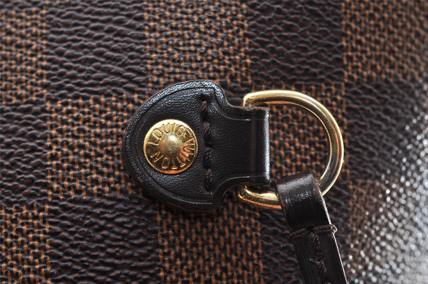 Authentic Louis Vuitton Damier Neverfull MM Shoulder Tote Bag N51105 LV 6185I